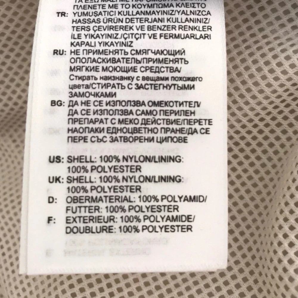 Stella McCartney NYLON THREE FULL ZIP FRONT CLOSURE LINED ZIP POCKET JACKET - Picture 12 of 12